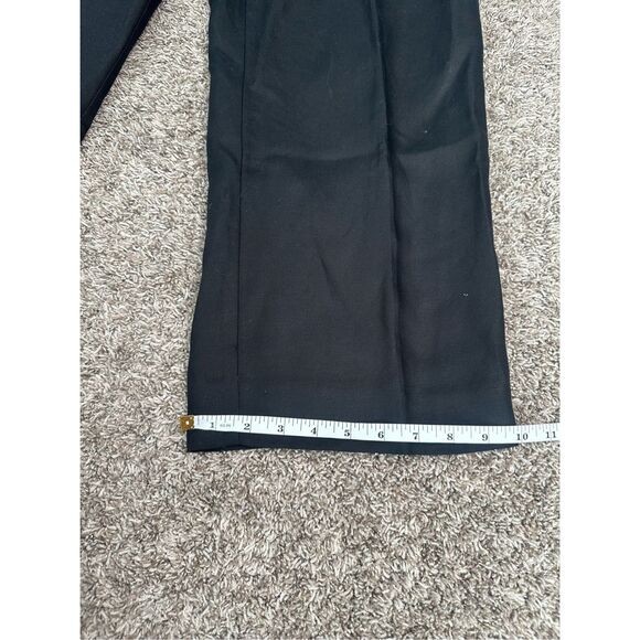 J. Crew Reimagined High-Rise Pleated Linen Blend Pants Black Pull On Flowy 6 - Picture 9 of 11